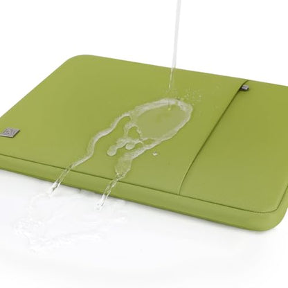 DOMISO Laptop Case Laptop Sleeve Cover for 16 inch MacBook Pro M4/M3/M2/M1 Pro/Max A3403 A3186 A2991 A2780 A2485 A2141,Compatible with 15.6 inch HP Lenovo Dell XPS 16, Tender Green - color: Tender Green, size: 15.6 inch