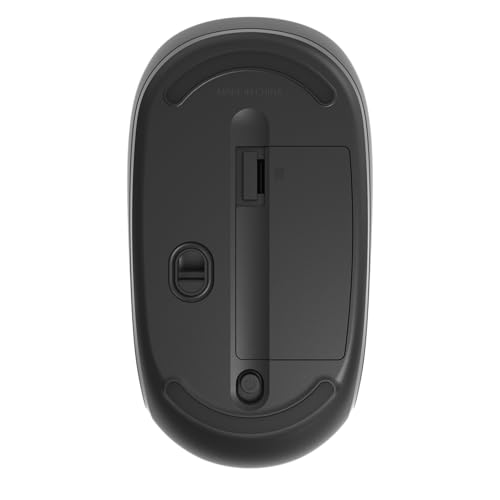 Incase Wireless Mobile Mouse 1850 – Designed by Microsoft – Compact, Comfortable, Right/Left Hand Use, 6-Month Battery Life, Nano Transceiver, Works with Mac/Windows 8/10/11 (Black) - color: Black