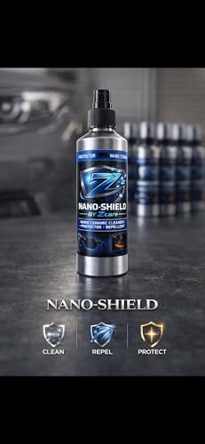 Screen & Glass Cleaner Spray with Ceramic Coating - Hydrophobic Protection for Sunglasses, Boat Screens, Electronics - Streak Free Water Repellent - Nano Shield by Z Care