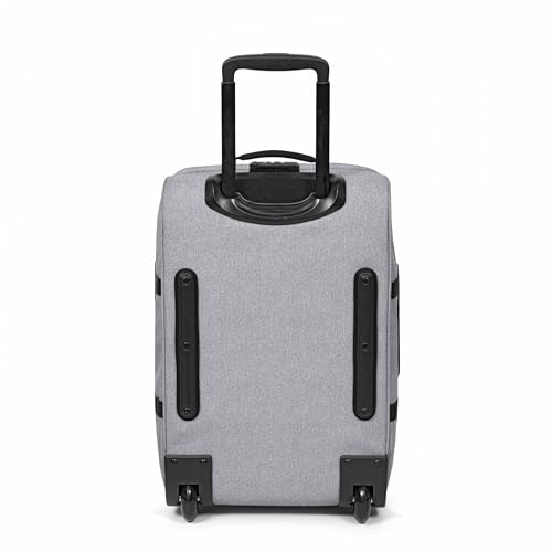 Eastpak Tranverz S – 42L Large Wheeled Luggage with Dual Compartments, TSA Lock, Compression Straps & Smooth-Wheeling System, Sunday Grey - color: Sunday Grey, size: 42 Liter Carry On