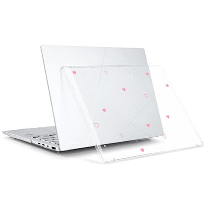 Batianda Creative Case for ASUS Zenbook 14 OLED 2024 2025, Pink Sweetheart | Model UX3405×× / UM3406××, Slim Plastic Hard Shell, Artistic Designs, Ultra-Thin Lightweight Laptop Case - color: Pink Sweetheart