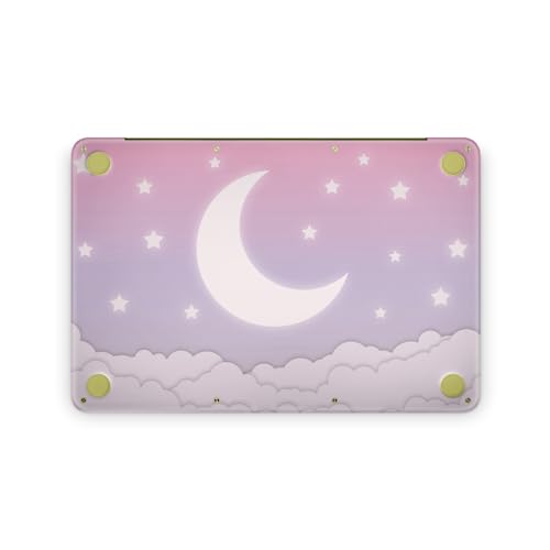Laptop Skin Compatible with Apple MacBook Neo - Baby Moon - Premium 3M Vinyl Protective Wrap Decal Cover - Easy to Apply | Crafted in the USA by MightySkins - color: Baby Moon, size: MacBook Neo Full Cover Skin, style: Matte Finish