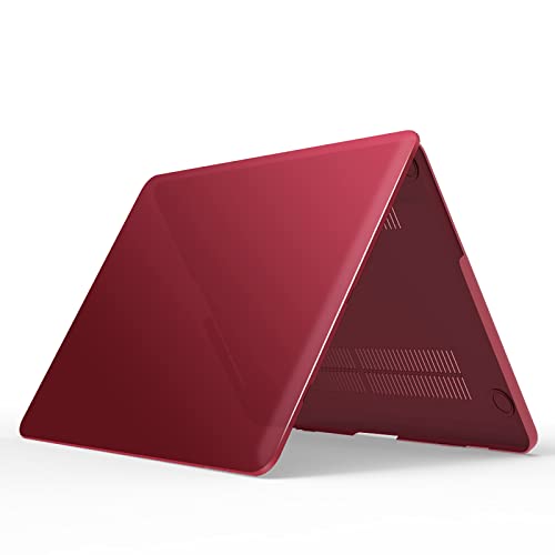 IBENZER Compatible with MacBook Pro 13 Inch Case 2015 2014 2013 end 2012 A1502 A1425, Hard Shell Case with Bag & Keyboard Cover & Screen Film for Old Version Mac Pro Retina 13, Wine Red, R13-WR+3SP - color: Wine Red