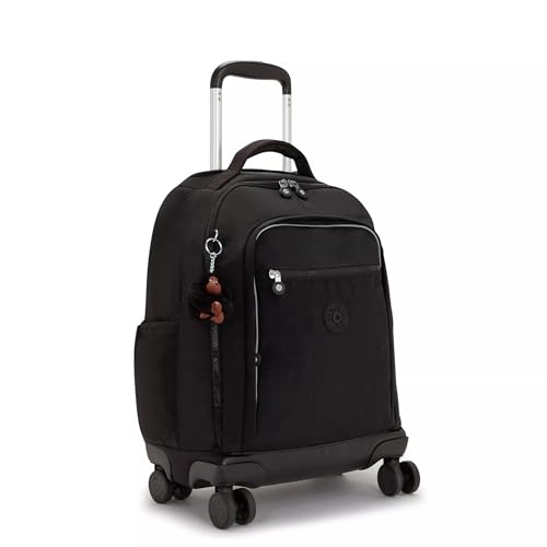 Kipling New Zea 15" Laptop Rolling Backpack - color: True Black