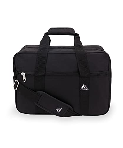 Everest Carry-On Briefcase, Black, One Size