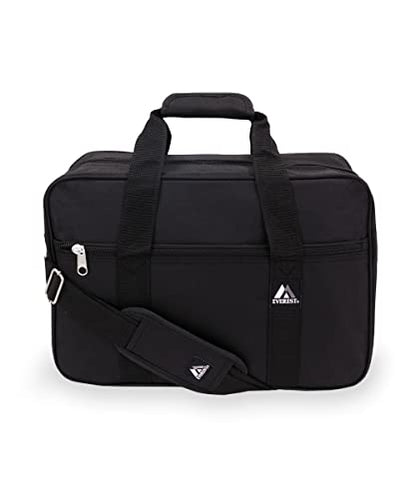 Everest Carry-On Briefcase, Black, One Size