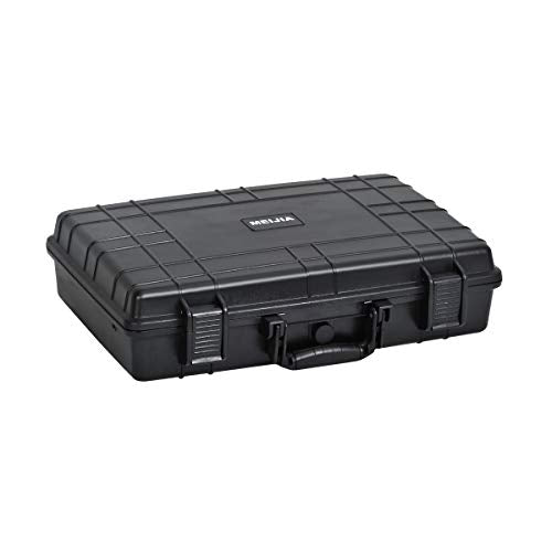 MEIJIA Portable Waterproof Protective Case,Hard Camera Case,Customized Fit Foam Inserted, Elegant Black,Fit for Camera, Equipments, Lens,Drones(Black) - color: Black, size: 19.78"X15.77"X7.41"