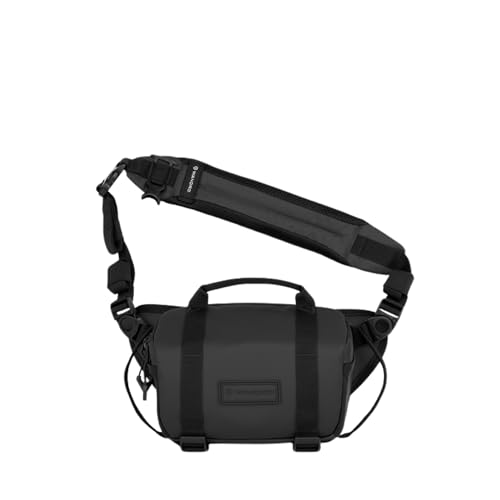 WANDRD All New ROGUE Sling V2: Weather-Resistant Everyday Carry Bag with Lightning Fast Access, Customizable Interior, Laptop Sleeve & Tripod Pocket – Minimalist Crossbody for Travel, EDC & Creators - color: Black, style: 4l