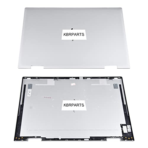 Replacement LCD Back Cover for 15.6" HP Envy X360 15M-ED 15M-EE 15T-ED 15-ED 15-EE, Envy X360 15M-ED0013DX 15M-ED0023DX 15T-ED000 15M-EE0013DX 15M-EE0023DX Laptop P/N: L93203-001, Sliver - color: Sliver