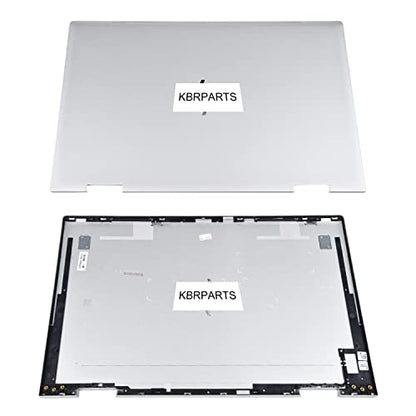Replacement LCD Back Cover for 15.6" HP Envy X360 15M-ED 15M-EE 15T-ED 15-ED 15-EE, Envy X360 15M-ED0013DX 15M-ED0023DX 15T-ED000 15M-EE0013DX 15M-EE0023DX Laptop P/N: L93203-001, Sliver - color: Sliver
