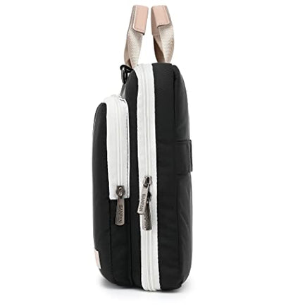 360° Protective Laptop Shoulder Sleeve Case Bag for MacBookAir 13 inch,MacBook Pro 14 inch and 13.3 inch-14.4 inch Laptop (Black) - color: Black, size: 12 inch-13.5 inch