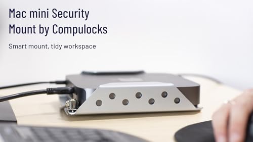 Compulocks Mac Mini Security Mount Silver - size: Mini Security Mount