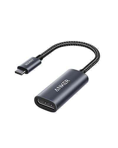 Anker USB C to DisplayPort Adapter, Mirror or Extend up to 4K@60Hz Adapter | Aluminum, portable, Connect to DisplayPort monitor, for MacBook Pro/Air, iPad Pro, XPS 15/13, Spectre, Surface, and More