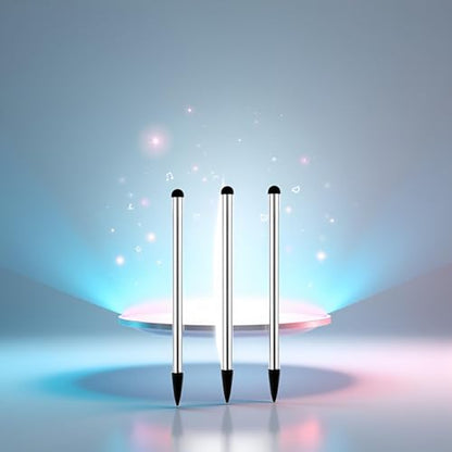 3Pcs Silver Stylus Pens,Universal Fine Point Pencil for Phone/iPad/Android/Tablet and Other Touch Screens,High Precision Stylus for All Universal Touch Screen Devices Stylus Pens Accessories