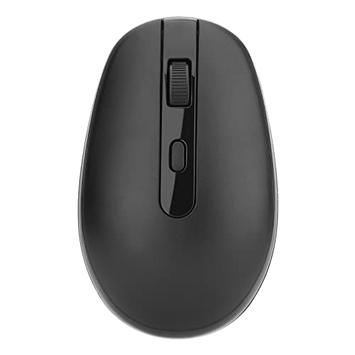Rii Wireless Mouse RM700 2.4G Silent Mouse with USB Receiver for Laptop,PC,Mac,Chromebook,Windows (Black) - color: black