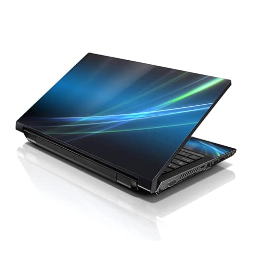 LSS 15 15.6 Inches Laptop Notebook Skin Sticker with 2 Wrist Pads - Reusable Cover Protector Vinyl Sticker Cover Decal Fits 13" - 16" HP Asus Acer Samsung - Abstract - color: Abstract, size: 13" - 16"