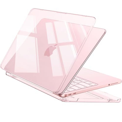 EooCoo Case for MacBook Neo 13 inch 2026, Scratch Resistant, Crystal Blush | Lightweight, Sturdy, Easy Snap-On, Against Scratches & Everyday Bumps, Model A3404 with A18 Pro Chip - color: Crystal Blush, size: Neo 13-inch