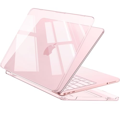 EooCoo Case for MacBook Neo 13 inch 2026, Scratch Resistant, Crystal Blush | Lightweight, Sturdy, Easy Snap-On, Against Scratches & Everyday Bumps, Model A3404 with A18 Pro Chip - color: Crystal Blush, size: Neo 13-inch