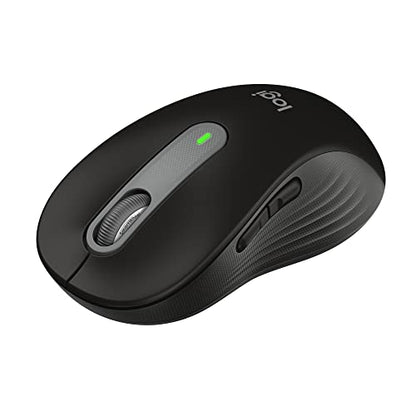 Logitech Signature M650 Wireless Mouse Small to Medium Sized Hands - Black - color: Black