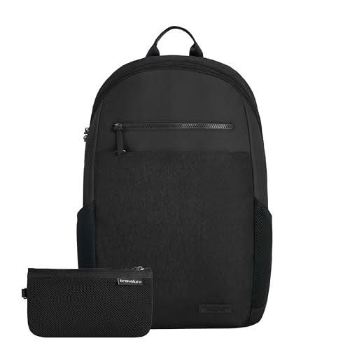 Travelon Anti-Theft Metro Backpack with RFID blocking pouch - color: Black
