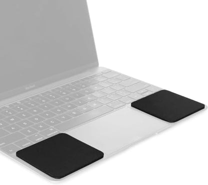 Small Slim Palm Pads Notebook Wrist Rest with Tacky Silicone Reposition Ergonomic Carpal Tunnel Resting Support for Computer MacBook & Laptop Keyboard Typing Pad (2 Small 3 x 2.75 inches) - size: Slim Small