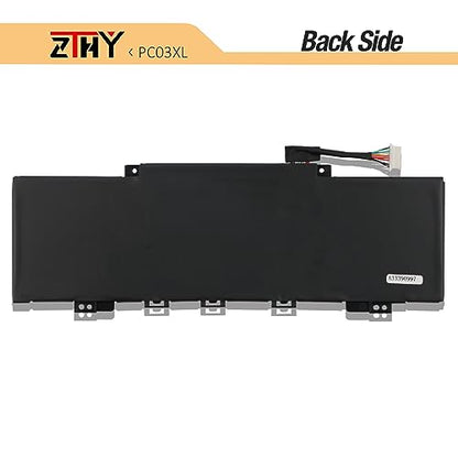 PC03XL Battery for HP Pavilion X360 15-er 15t-er 14-dw 14-dy 14-cd 14m-dy | 14-ek 15-er0xxx 14-dw0xxx 14m-dy0xxx 14-dy0xxx Aero 13-be 13-be0xxx Envy x360 2-in-1 laptop 14-es 14t-es 14-es0xxx 14t-es0xxx - size: 9.6*3.54*0.23 inch PC03XL