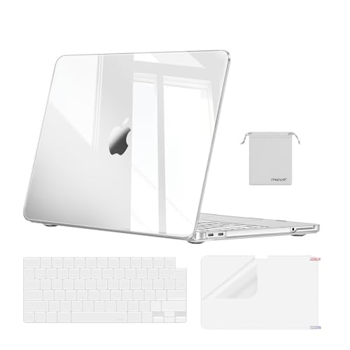 MOSISO Compatible with MacBook Neo Case 13 inch 2026 A3404 A18 Pro Chip | 4 in 1 Kit Surpass Natural Beauty Scratch-Resistant Hard Shell, Ultra-Thin Precision-Matched to Laptop Color, Crystal Clear - color: Crystal Clear