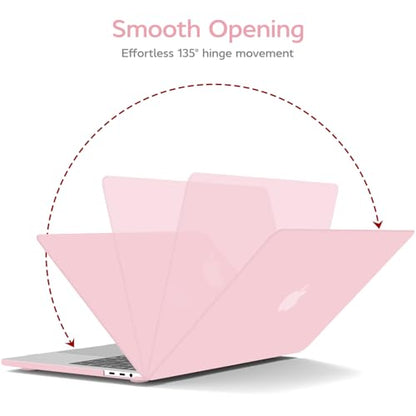 Anban for MacBook Pro 13 inch Case 2025 2024 2023 2022-2016 M2 M1,Baby Pink | Model A2338 A2251 A2289 A2159 A1989 A1708 A1706, Matte Plastic Laptop Hard Shell Case with Keyboard Cover & Screen Protector - color: Baby Pink