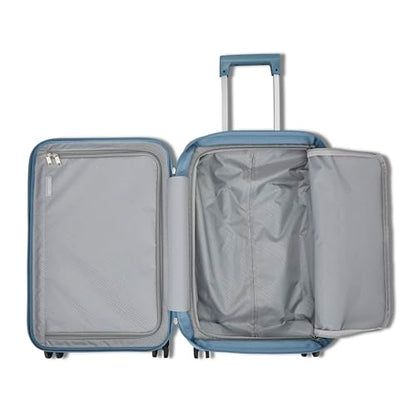 Samsonite UpLIFT X-Large Checked Hardside Luggage with Spinner Wheels - Airline-Approved, TSA Lock, Adjustable Handle System - Polycarbonate Hard Suitcase for Ultra Lightweight Travel - Elemental Blue - color: Elemental Blue, size: X-Large Checked