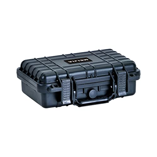 MEIJIA Portable All Weather Waterproof Protective Hard Case, Small Camera Case,Dry Case with Customizable Foam,Fit Use of Drones, Camera,Equipments, 11.65 ”x8.35”x3.78”