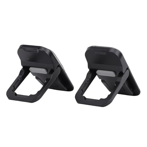 Focket Laptop Riser, 2 Angle Aluminum Alloy Foldable Laptop Stand with Adhesive Keyboard Stand for Laptops Keyboards Tablets Smartphones