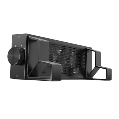 SHINEOFI Professional RGB Laptop Cooling Pad Speed Fans Detachable Elevated Stand for Overheat Prevention Compatible with All Laptop Notebook Cooler for Gaming and Work