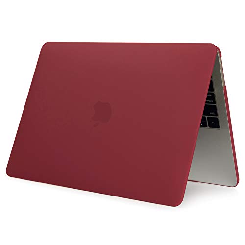 Se7enline for MacBook Pro 13 inch Case M2/M1 2026-2020 A2338,Wine Red | Hard Shell Laptop Case Washable Keyboard Cover Skin Anti-Scratch Anti-Drop Heat Dissipation Full Port Access Slim Lightweight - color: Wine Red