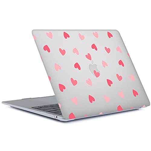 Protective Case Compatible with MacBook Pro 13 inch with CD-ROM Model: A1278(Old Version 2012/2011/2010/2009/2008), Plastic Hard Shell Case Cover & Keyboard Cover Skin - Heart - color: Heart, size: A1278(Pro 13 w/CD-ROM 2008-2012)
