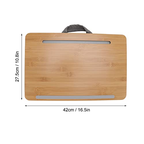 Lap Desk, Ergonomic Design 17 Inch Laptop Lap Desk, Soft and Stable Cushion, 42x27.5cm Small Size Portable Multifunctional Laptop Stand for Bed Sofa Couch