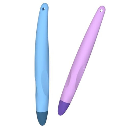 2 Pack Kid-Friendly Stylus Pens for Touch Screens,Tablet Stylus Pen Purple Blue Stylus Universal Touch Screen Capacitive Stylus Compatible with Kindle ipad iPhone