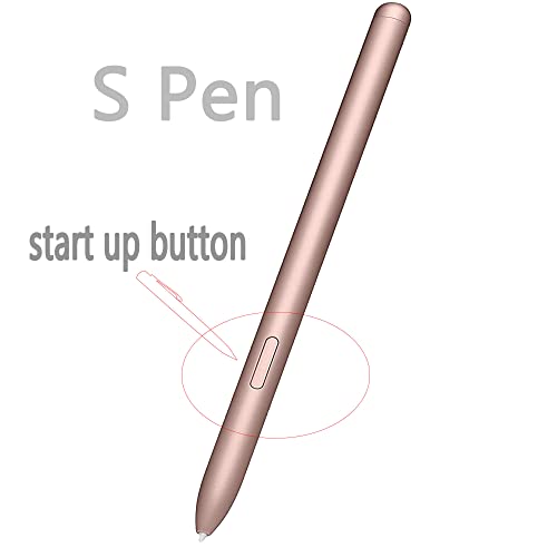 Galaxy Tab S7 Stylus Pen Replacement for Samsung Galaxy Tab S7, Tab S7+ Plus, Tab S7 FE, S8, S8+, S8 Ultra S Pen Stylus+ Tips/Nibs (Golden Pen) - color: Gold