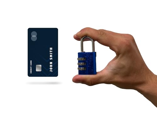 ABUS 145/30 Non-TSA Combination Lock for Hard Cases, Luggage, Resettable | Blue - color: Blue, size: 30 mm