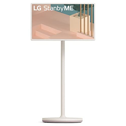 LG 27-Inch Class StanbyMe 1080p-Portable Touch-Screen-Monitor 27ART10AKPL, Built-in Battery, Full Swivel Rotation, 60Hz Refresh Rate, Calming Beige - style: StanbyMe