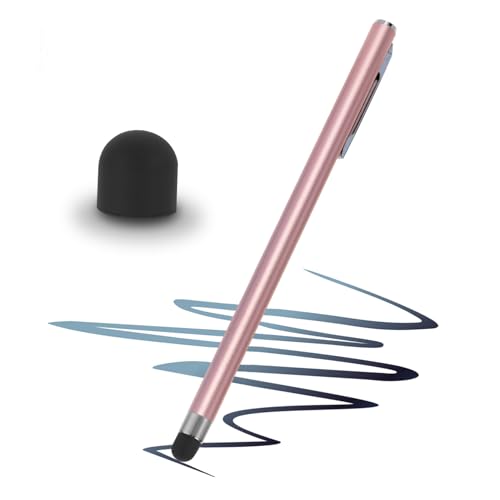 Veemoon 50pcs Silicone Stylus Pen Tips Replacement for Touchscreens Capacitive Tips for Smartphones Tablets Laptops Easy to Attach Versatile Touchscreen Accessories