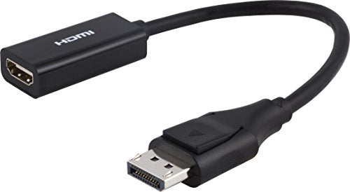 Philips DisplayPort to HDMI Adapter, Unidirectional, Works with Laptops, Tablets, Full HD 1080p, 4K Ultra HD, Mac and PC Compatible, Compact Design, Portable, Black, SWV9200G/27 - size: 1 Pack, style: HDMI to Display Port