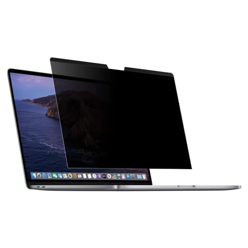 Amzer Magnetic Privacy Screen Filter for 2021 MacBook Pro 14 inch MKGR3LL/A (M1 Pro/ M1 Max), (AMZ208632) - Pack of 2