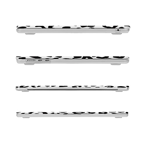 MOSISO Compatible with MacBook Air 15 inch Case M5 M4 M3 M2,Transparent | Protective Leopard Grain Hard Shell&Keyboard Cover&Screen Protector for MacBook Air 15.3 inch A3241 A3114 A2941 2026-2023 - color: Transparent