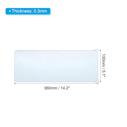 Universal Silicone Keyboard Protector Skin for 15.6"-17.3" Laptop Notebook 14.2 x 5.1 Inch Blue Ultra Thin Keyboard Cover Keyboard Protective Film 2Pcs
