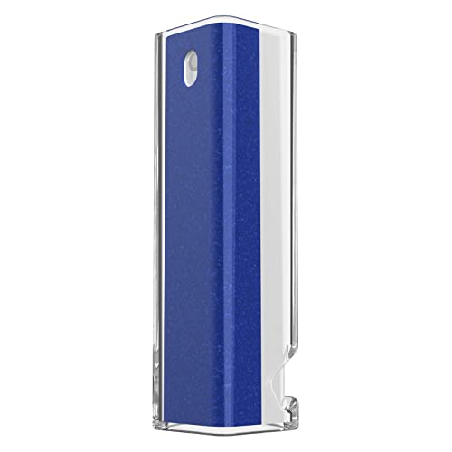 CLICK CLEAN Screen Cleaner, Fingerprint Proof Screen Cleaner Spray, All-in-One Cleaner with Microfiber, Shell and Phone Stand for All Phones, Laptop and Tablet Screens (Dark Blue) - color: Dark Blue