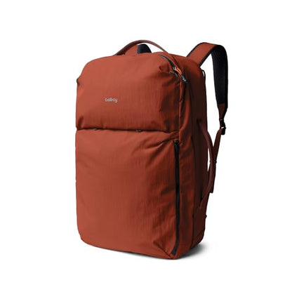 Bellroy Lite Travel Pack 38L (carry-on backpack, large travel backpack for international travelers, with laptop pocket, interior packing cells and tuck-away shoulder straps) - Clay - color: Clay