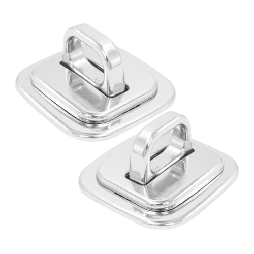 2pcs Laptop Lock Anchor Base Plate for Notebooks and Tablets, Zinc Alloy Fixed Base with Easy Operation and Antitheft Solution, for Office and Desk Mount Security