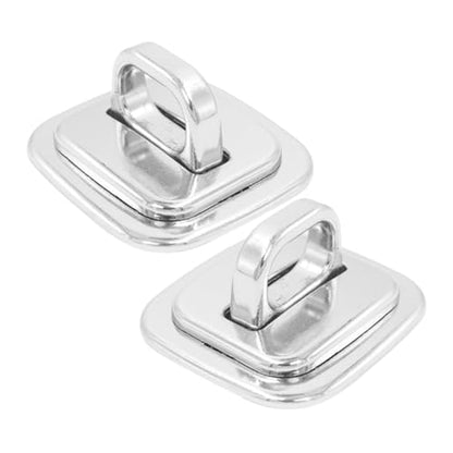 2pcs Laptop Lock Anchor Base Plate for Notebooks and Tablets, Zinc Alloy Fixed Base with Easy Operation and Antitheft Solution, for Office and Desk Mount Security