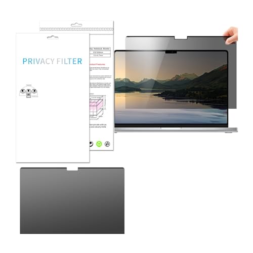 13.3-16 Inch Ultra-Thin 0.4mm Magnetic Privacy Screen, Anti-Glare Laptop Screen Protector Filter (Color : PET, Size : 15.4in/344x224mm) - size: 15.4in/344x224mm