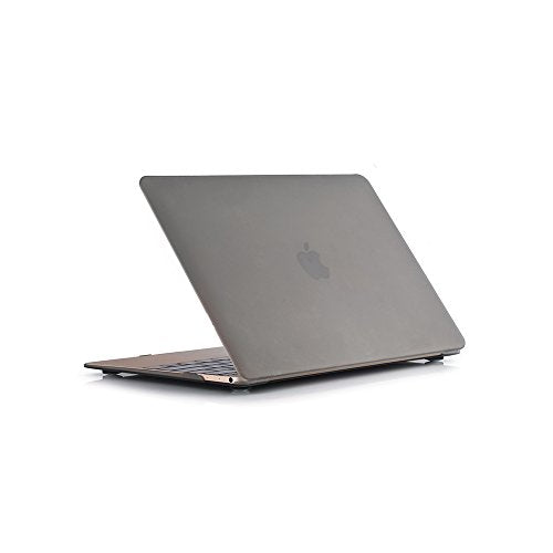 RUBAN Case Compatible with MacBook 12 Inch A1534 - Slim Snap On Hard Shell Protective Cover, Grey - color: Gray